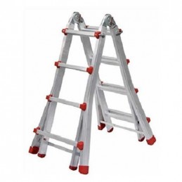 ESCALERA MULTIUSO ALUMINIO 4X4