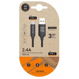 CABLE NYLON USB-A A USB-C...