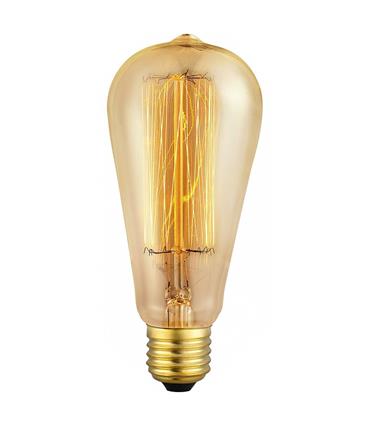 LED BOMBILLA VINTAGE PERA ST64 E27 40W