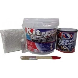 KIT RESINA POLIESTER 01 KG...