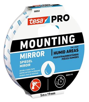 TESA CINTA ESPEJO 5MX19MM BLANCO